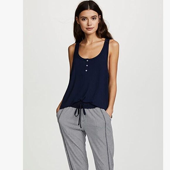 Splendid Women's Sleeveless Racerback Tank Shirt Top size small - Picture 5 of 16